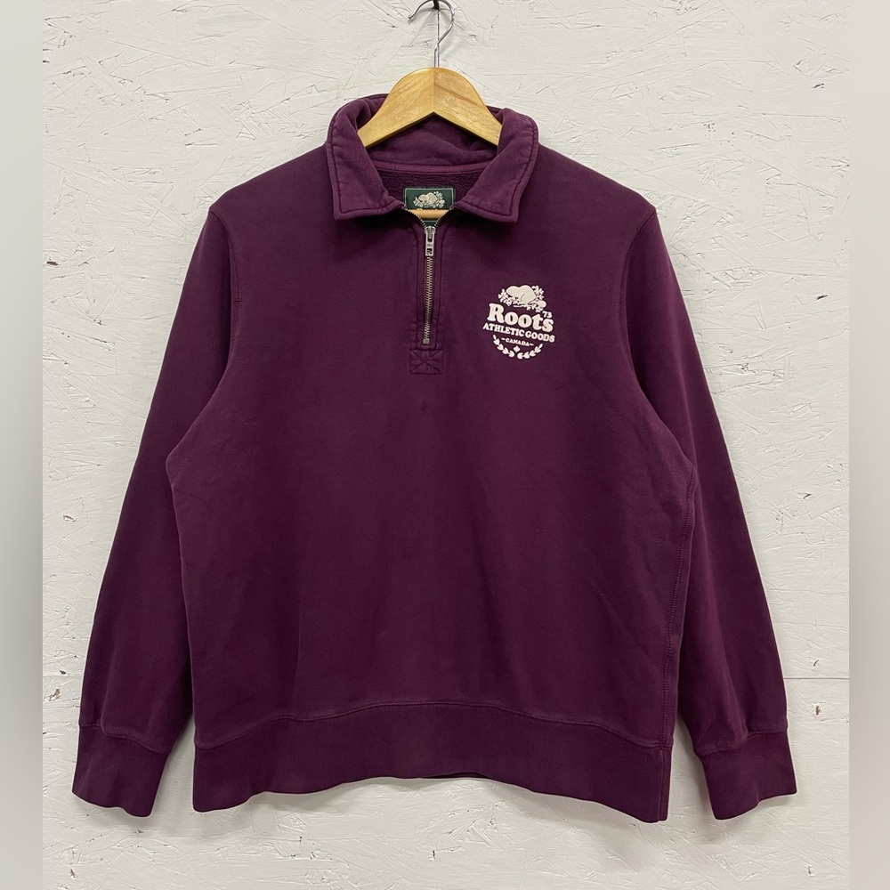 Vintage Roots Quarter Zip Sweatershirt, Size XL